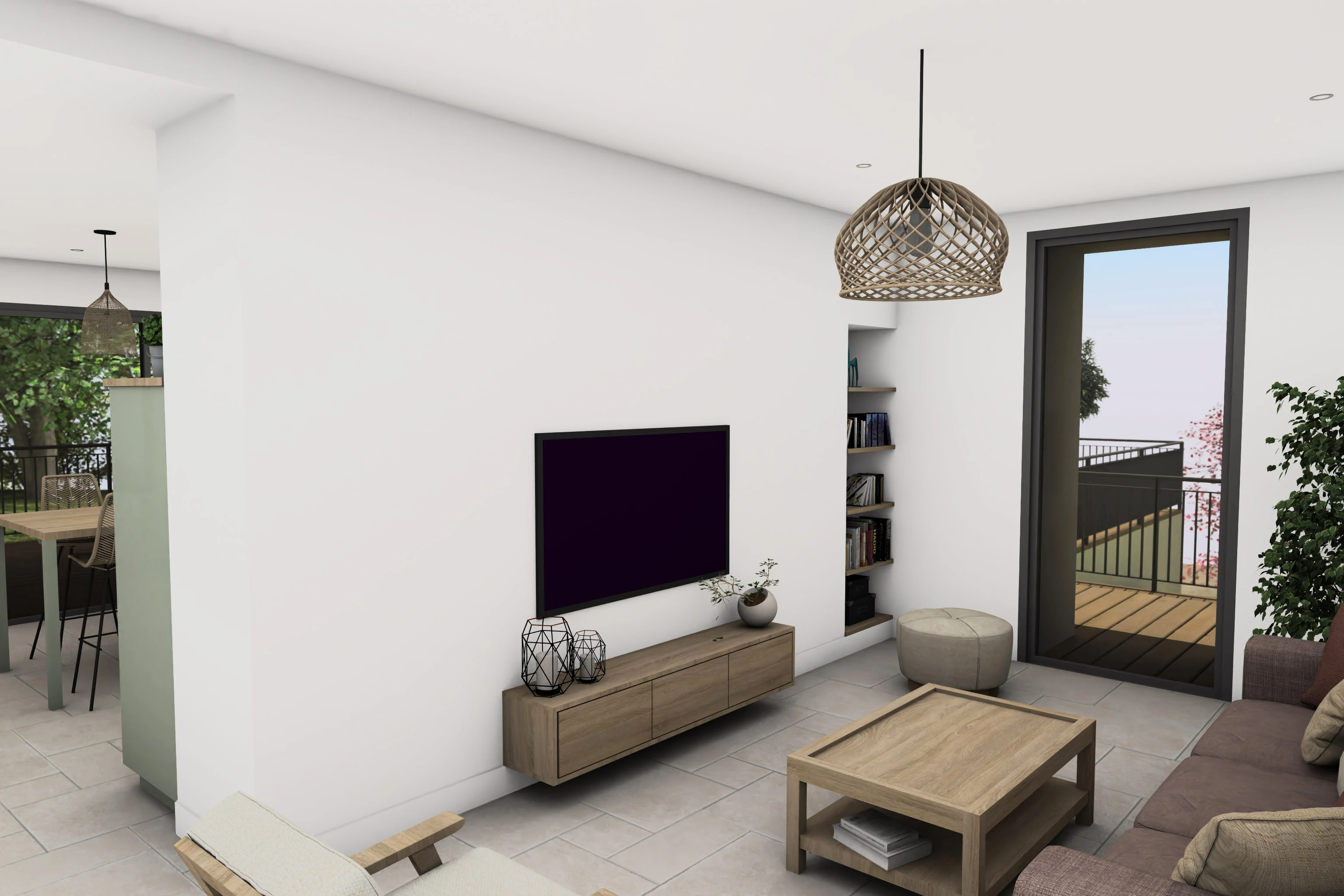 Rendu 3D intérieur – vue 4