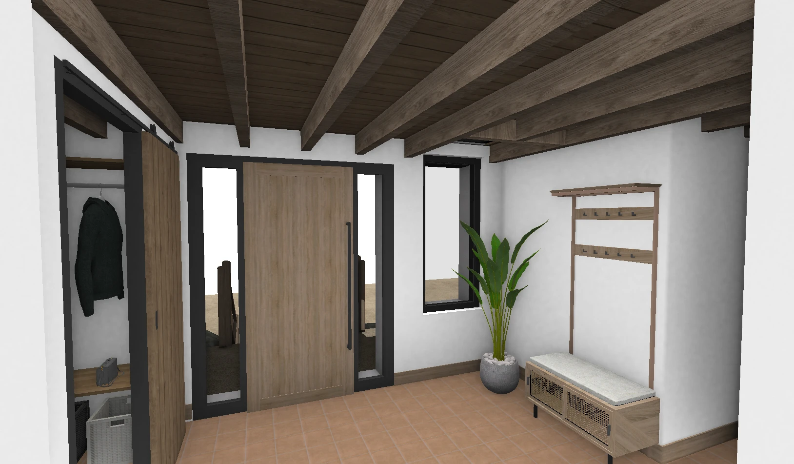 Entrée — rendu 3D
