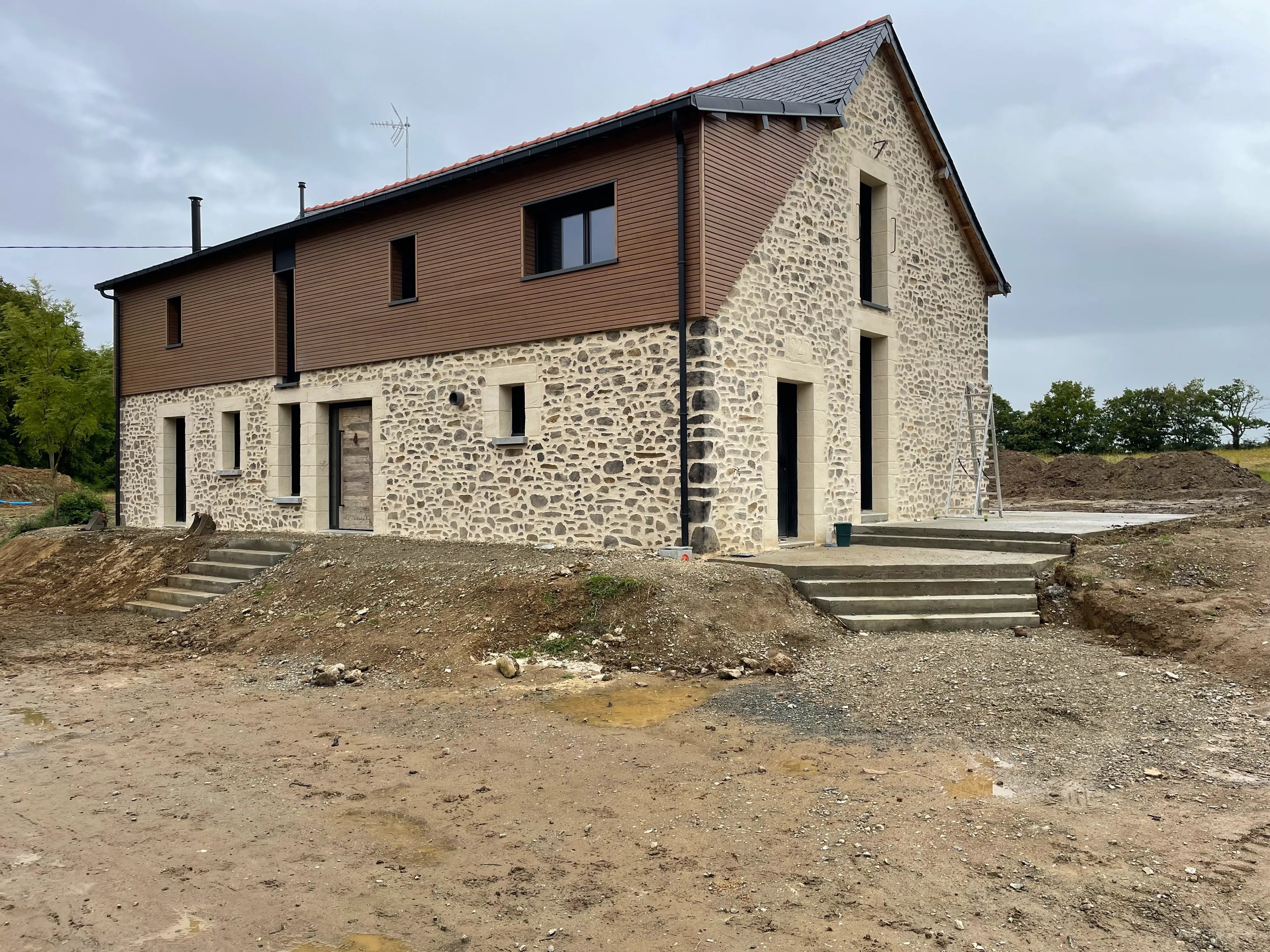 Façade rénovée é détail